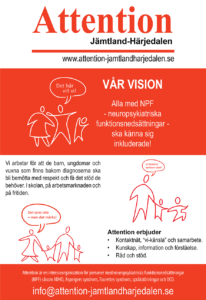 Affisch Attention