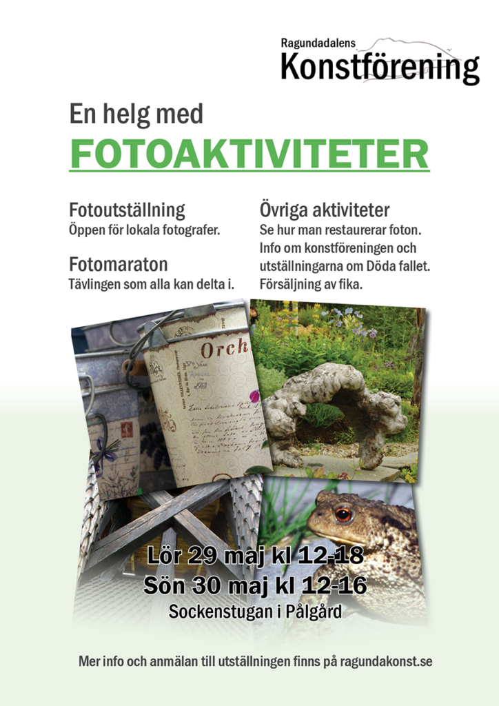 Affisch Ragundadalens konstförening