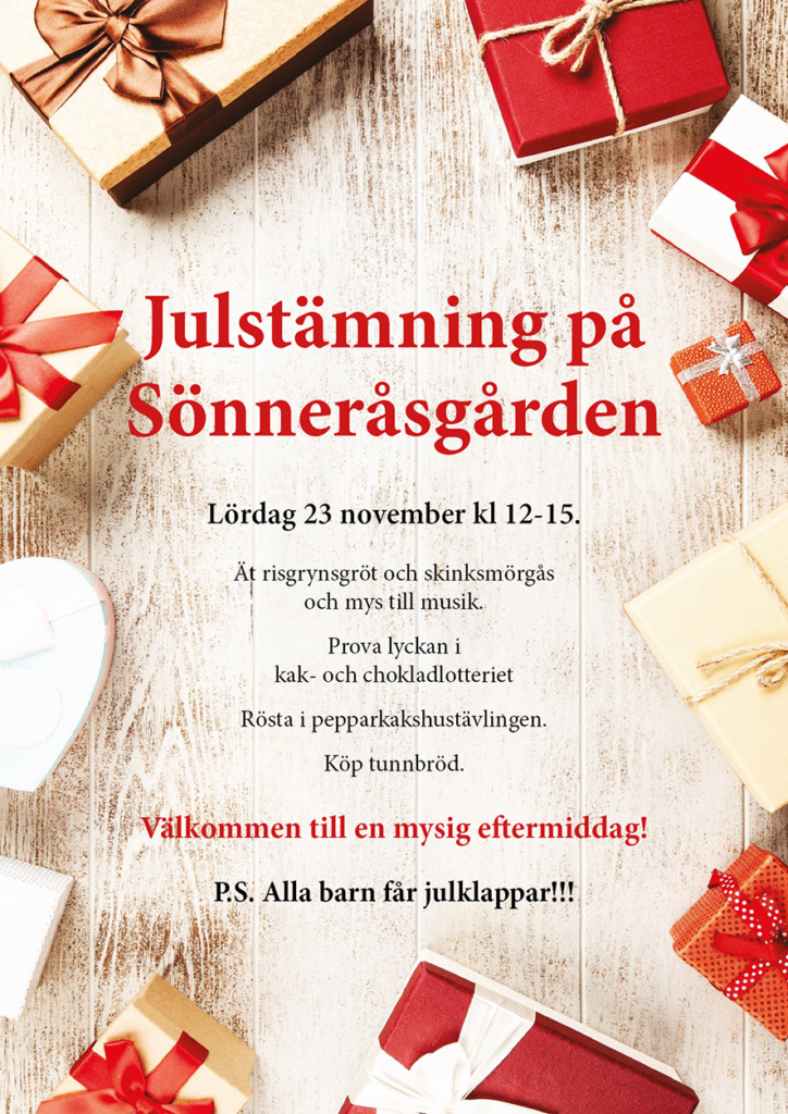 Affisch Sönneråsgården